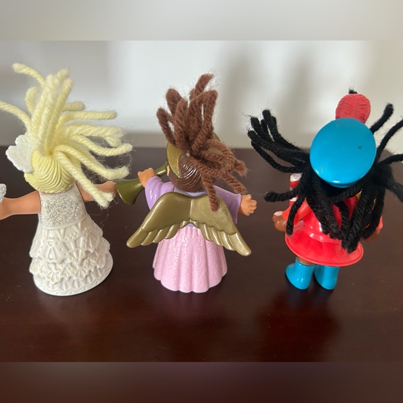 Vintage 3 McDonald’s Toys Cabbage Patch Kids Christmas Holiday Figures 1990s - Picture 5 of 6